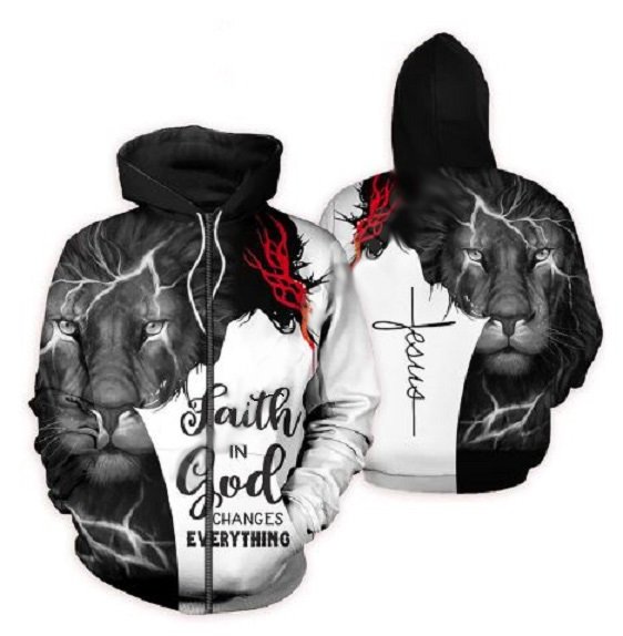 КОФТА НА МОЛНИИ С КАПЮШОНОМ. Faith in God КОФТА НА МОЛНИИ С КАПЮШОНОМ. Faith in God