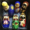 НАБОР ФИГУРОК В ВИДЕ МАТРЁШЕК. Рождественский вертеп (без петли)