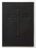 Обложка на паспорт. Крест Jesus (цвет черный)