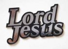 Шилдик   «Lord Jesus» (большой, серебро)