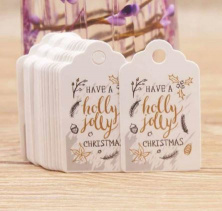 НАБОР ЯРЛЫЧКОВ НА ПОДАРКИ «HAVE A HOLLY JOLLY CHRISTMAS»